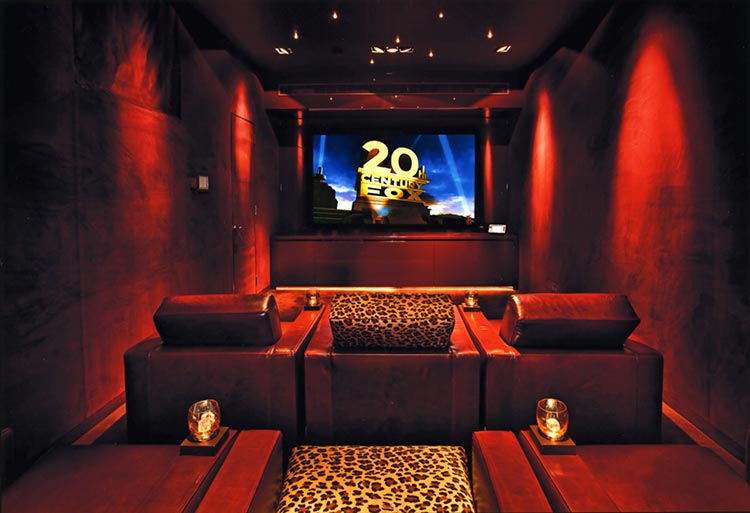 Home cinema installation, London