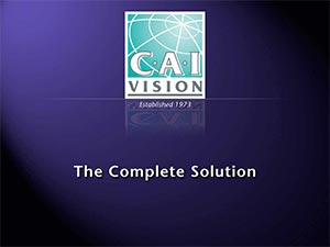 CAI Vision The Complete Solution brochure ( range)