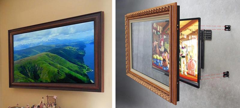 Custom TV frames