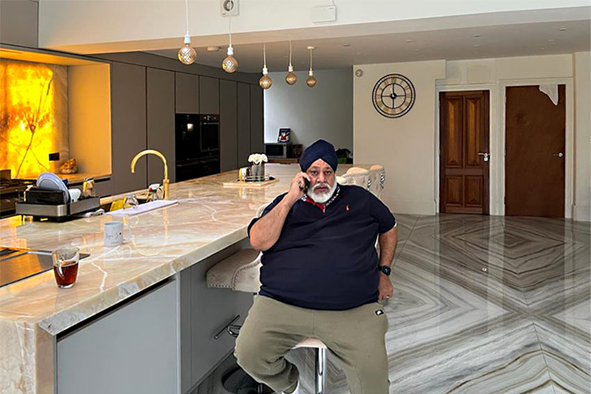 Smart home Bromley with Lutron automated lighting